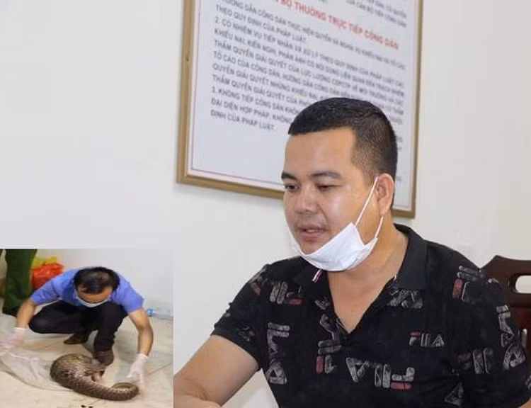 Cao Xuân Hùng và tang vật