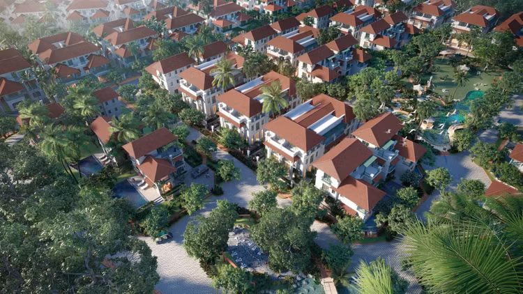 Sun Tropical Village như một “ốc đảo” nhiệt đới giữa quần thể Bãi Kem. (Ảnh minh họa)