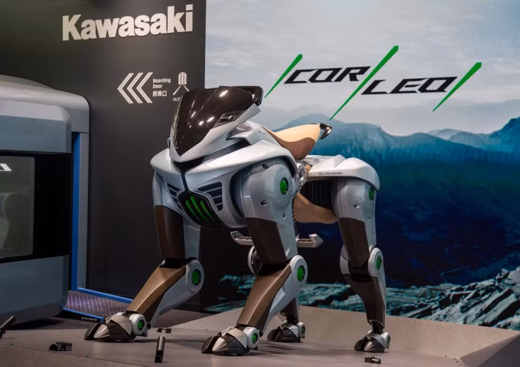 Ngam robot manh thu chay bang hydro tao bao Kawasaki moi trinh lang