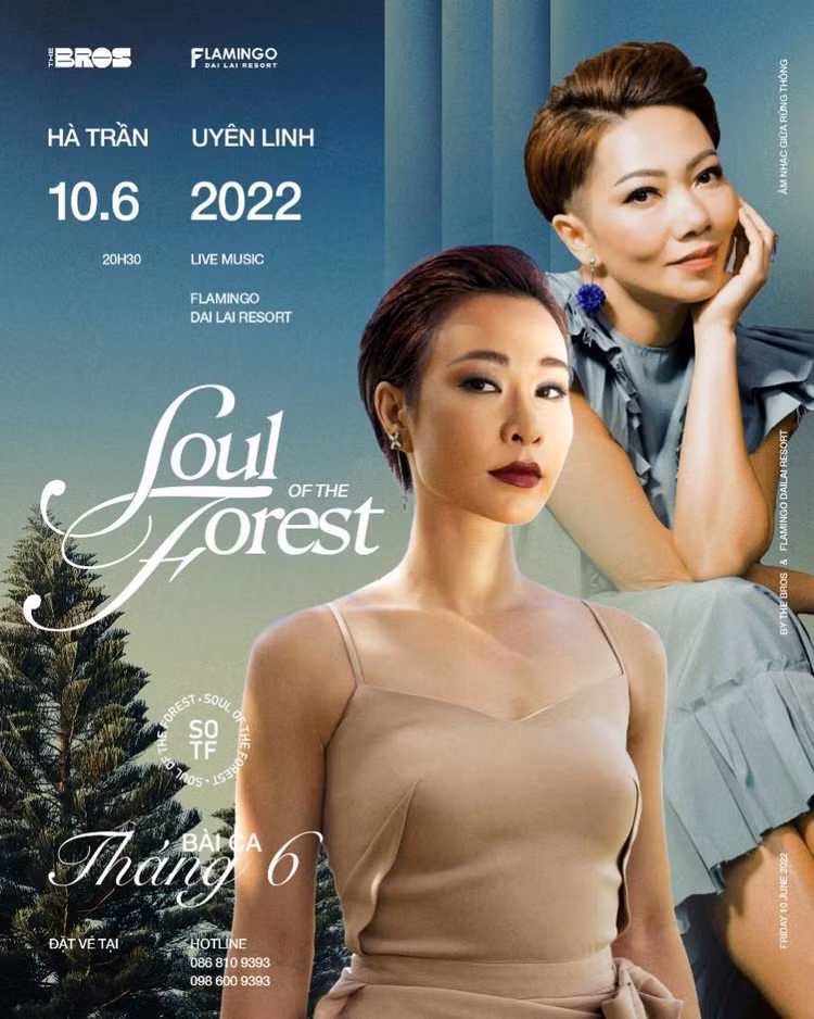 Soul of the Forest số đầu tiên sẽ mang tới cho khán giả hai giọng ca xuất sắc bậc nhất của nhạc Việt: ca sĩ Hà Trần và Uyên Linh.