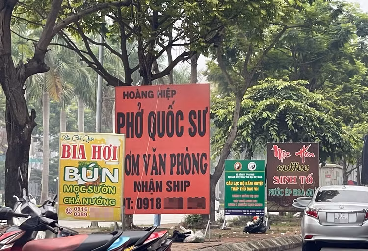 Ha Noi: Nhuc nhoi “nan” lan chiem via he duong Le Trong Tan de kinh doanh-Hinh-10