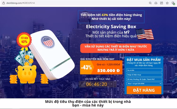 Tăng giá điện, thiết bị tiết kiệm điện lại nhộn nhịp: Cẩn thận bị lừa - Hình 3 Tang gia dien, thiet bi tiet kiem dien lai nhon nhip: Can than bi lua-Hinh-3