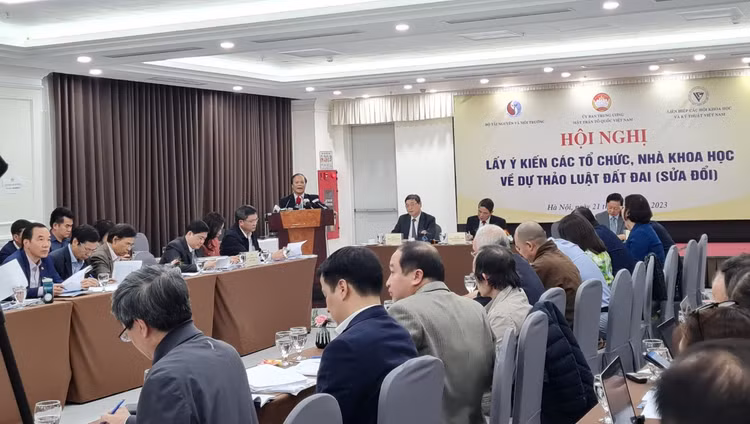 Lấy ý kiến các tổ chức, nhà khoa học về Dự thảo Luật đất đai sửa đổi - Hình 2 Lay y kien cac to chuc, nha khoa hoc ve Du thao Luat dat dai sua doi-Hinh-2