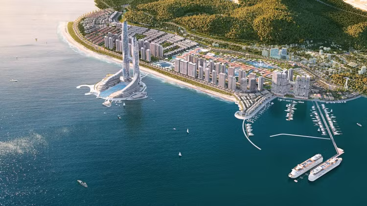 Quần thể Sun Elite City - "mỏ neo" giữ chân du khách và tạo dòng tiền bền vững cho giới đầu tư. Ảnh: Sun Property.