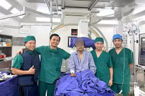 Can thiệp đặt 2 stent cứu sống thuyền viên Myanmar bị nhồi máu cơ tim cấp