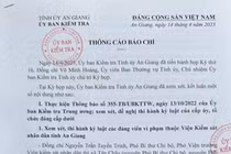 Kỷ luật hàng loạt cán Viện Kiểm sát nhân dân, Công an tỉnh An Giang