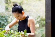 Cơ ngơi rộng rãi ngập rau trái của Kim Hiền tại Mỹ