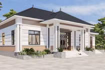 Mê mẩn 10 mẫu nhà cấp 4 mái Nhật trên 1 tỷ đồng