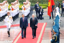 Chủ tịch nước Tô Lâm chủ trì lễ đón chính thức Tổng thống Nga Vladimir Putin