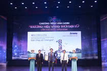 Amway Việt Nam vinh dự nhận giải thưởng thương hiệu vàng phát triển bền vững