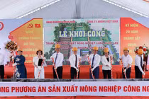 Khởi công dự án nông nghiệp công nghệ cao Long Biên