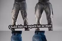 Độc lạ: Quần jeans tự phồng giúp bảo vệ người đi xe máy