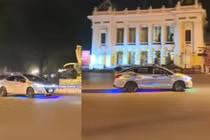 Thông tin mới nhất vụ ô tô "biểu diễn" drift trước Nhà hát Lớn Hà Nội