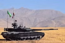 Iran đưa xe tăng nội địa vào diễn tập chiến đấu