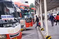 Bến xe ngày cận Tết!