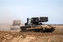 Nga diễn tập đạn thật loại pháo "chỉ bắn hai quả thánh chiến ở Syria đã phải bật hào tháo chạy"
