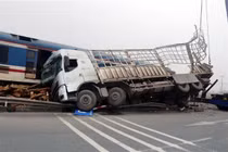 Hiện trường vụ tai nạn.