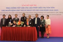 Hợp tác “Tăng cường tiếp cận các liệu pháp điều trị tiên tiến cho người bệnh ung thư vú”