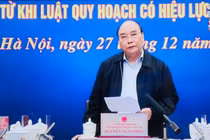 Chủ tịch nước Nguyễn Xuân Phúc phát biểu tại buổi giám sát.