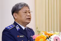Trung tướng Nguyễn Văn Sơn, Phó bí thư Đảng ủy, Tư lệnh Cảnh sát biển Việt Nam. Ảnh: Hoàng Phong 