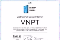 VNPT là nhà mạng có tốc độ Internet nhanh nhất Việt Nam