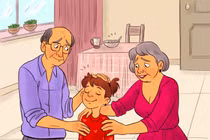 Tuổi già cô đơn khi vợ chỉ mê chăm cháu