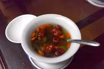 Chế trà bổ tạng phủ mùa đông