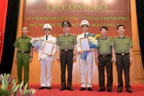 Tướng Lương Tam Quang và Nguyễn Duy Ngọc làm Thứ trưởng Bộ Công an