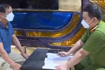 Cơ quan công an làm việc với Nguyễn Đình Kha.