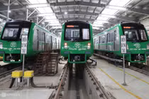 Tàu điện Cát Linh - Hà Đông vé 15.000 đồng một lượt