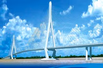 Cầu Cần Thơ hiện hữu nằm trên Quốc lộ 1 bắc qua sông Hậu, nối TP Cần Thơ và tỉnh Vĩnh Long.