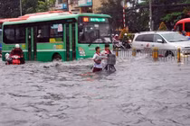 Nguy cơ xảy ra ngập lụt tại các vùng trũng thấp ở TPHCM