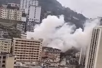 Hiện trường vụ nổ khí gas.