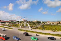 Trung tâm huyện Quảng Xương, tỉnh Thanh Hóa. Ảnh minh họa.