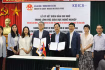 Tổng cục Giáo dục nghề nghiệp: Ký kết hỗ trợ GDNN cho người yếu thế
