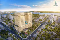 BRG Legend nổi bật giữa trung tâm thành phố cảng phồn hoa.