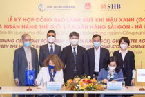 SHB và World Bank ký hợp đồng bảo lãnh Quỹ Khí hậu Xanh (GCF)