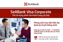 Siêu tiện lợi cho doanh nghiệp khi sử dụng thẻ SeaABank Visa Corporate