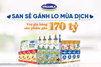 San sẻ khó khăn mùa dịch, Vinamilk hỗ trợ sản phẩm dinh dưỡng thiết yếu trợ giá người tiêu dùng 170 tỷ đồng