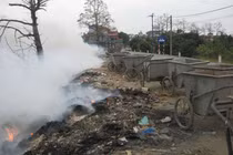Làng nghề nhuộm, thuộc da ô nhiễm vì rác thải, khói bụi