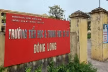 Trường Tiểu học và THCS Đông Long, xã Đông Long, huyện Tiền Hải, Thái Bình.