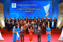 Vinamilk 5 năm liền đạt thương hiệu quốc gia