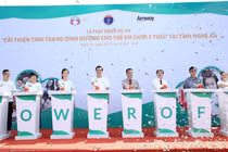 Cải thiện tình trạng dinh dưỡng cho trẻ em dưới 5 tuổi ở Nghệ An