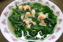 Cải cúc trị đau đầu	
