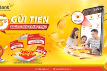 5 giây gửi tiết kiệm online, cơ hội trúng thưởng lớn