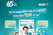 Ưu đãi khi liên kết BIDV trên Ví VNPAY