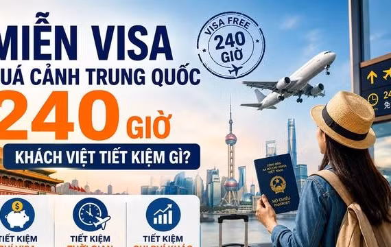 Chính sách quá cảnh 240 giờ của Trung Quốc, cơ hội mới cho du khách Việt