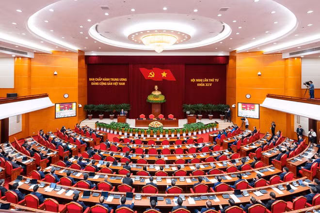 Thông báo Hội nghị lần thứ tư Ban Chấp hành Trung ương Đảng khóa XIV
