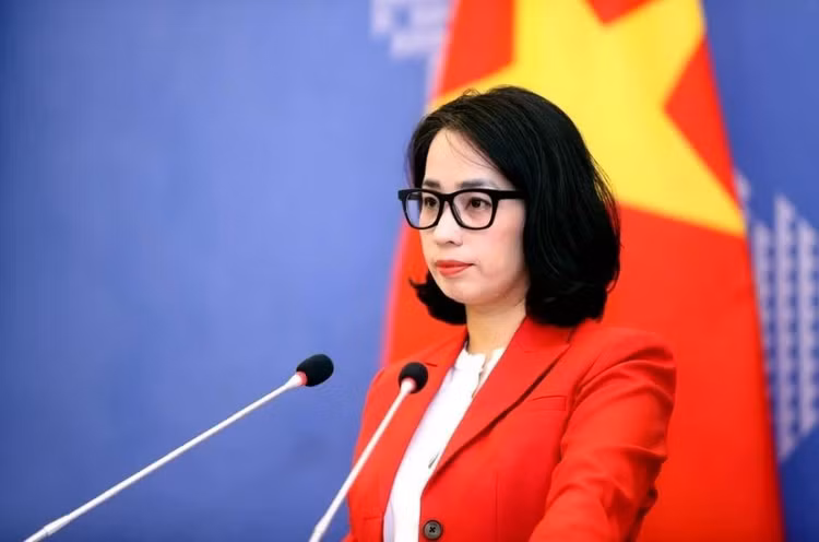 Người Phát ngôn Bộ Ngoại giao Việt Nam Phạm Thu Hằng.