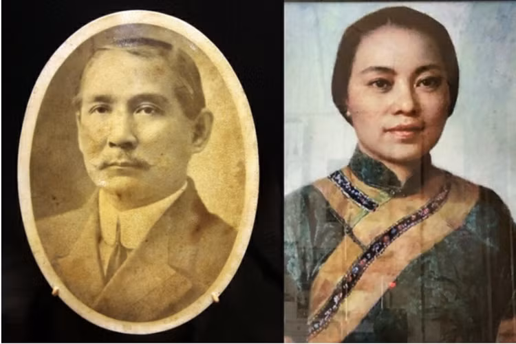 Tôn Trung Sơn và người vợ nổi tiếng Tống Khánh Linh.